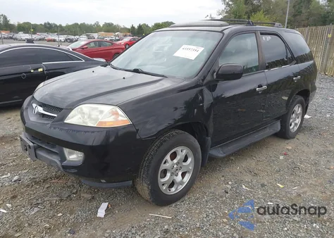 2001 Acura Mdx z USA, uszkodzony, nr VIN 2HNYD18651H533930